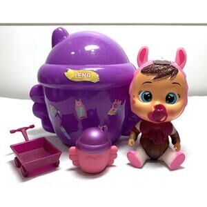 Cry Babies LENA with her Bottle, a Wagon & Lives in a Winged House